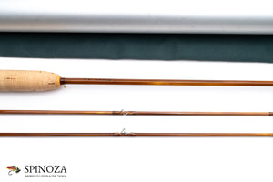 Bob Summers Midge Bamboo Fly Rod 6'4" 2/2 #4 - maker signature and rod markings