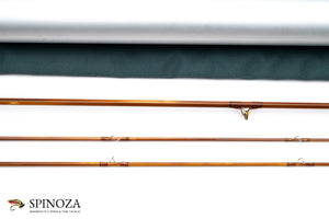 Bob Summers Midge Bamboo Fly Rod 6'4" 2/2 #4 - rod sections with guides and wraps