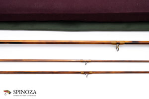Paul Young (Bob Summers) Parabolic 15 Bamboo Fly Rod 8' 2/2 #6 - rod sections with guides and wraps