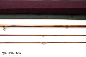 Paul Young (Bob Summers) Parabolic 15 Bamboo Fly Rod 8' 2/2 #6 - rod sections with guides and wraps