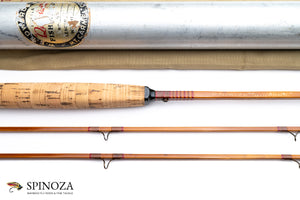 Edwards Quad Bamboo Fly Rod #40 - maker's marking and inscription