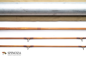 Edwards Quad Bamboo Fly Rod #40 - rod sections with wrapping detail