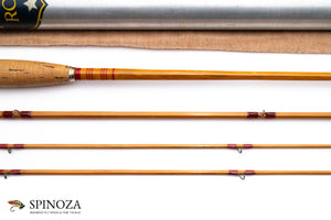 FE Thomas Bangor Fly Rod 8'6" 3/2 - maker's marking and inscription