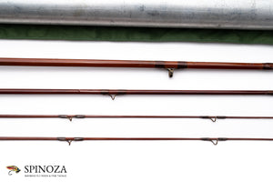 FE Thomas Mahogany Bamboo Fly Rod 9' 3/2 #4/5 - guide wrapping and spacing