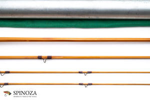 FE Thomas Special Bamboo Fly Rod 8' 3/2 #4/5 - rod sections with wrapping detail