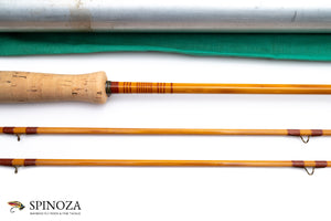 FE Thomas Special Browntone Bamboo Fly Rod 8'6" 2/2 #6/7 - maker's marking and inscription