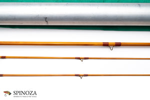 FE Thomas Special Browntone Bamboo Fly Rod 8'6" 2/2 #6/7 - ferrule detail and joints