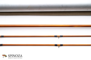 FE Thomas (Sam Carlson) Bamboo Fly Rod 8' 2/2 - rod sections with wrapping detail