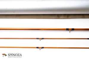 FE Thomas (Sam Carlson) Bamboo Fly Rod 8' 2/2 - ferrule detail and joints