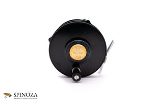Farlex Platewind Fly Reel 1-1 DD 3 3/4" - handle and drag system,drag knob detail,handle mechanism