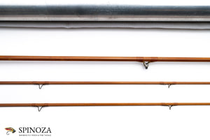 Everett Garrison Model 202E Bamboo Fly Rod 7' 2/2 #5 - rod sections with guides and wraps