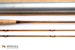 HL Leonard Model 38-4 Bamboo Fly Rod 7' 2/2 #4 - maker's marking and inscription