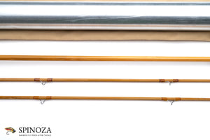 HL Leonard 38H Bamboo Fly Rod - rod sections with wrapping detail
