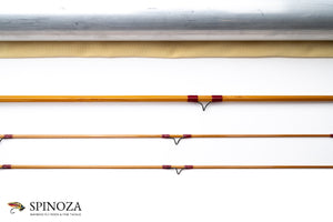 HL Leonard Model 38L Bamboo Fly Rod 7' 2/2 #3 - ferrule detail and joints