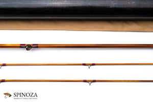 Maxwell Leonard Hunt 39-5 Bamboo Fly Rod 7'6" 2/2 #5 - ferrule detail and joints