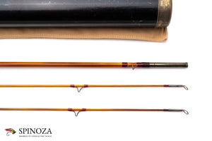 Maxwell Leonard Hunt 39-5 Bamboo Fly Rod 7'6" 2/2 #5 - tip section and guides