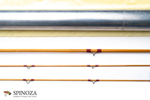 HL Leonard Model 39-H Bamboo Fly Rod 7'6" 2/2 #6 - ferrule detail and joints