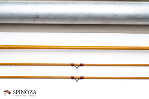 HL Leonard Model 41L Bamboo Fly Rod 8'6"' 2/2 #5/6 - rod sections with wrapping detail
