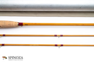 HL Leonard Model 66H Bamboo Fly Rod 8' 2/2 #5/6 - maker's marking and inscription