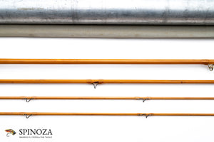 HL Leonard Model 50 Tournament Bamboo Fly Rod 8' 3/2 #6 - rod sections with wrapping detail