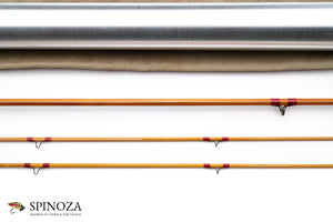 HL Leonard 39-5 Bamboo Fly Rod 7'6" 2/2 #5 (Refinished by Sam Carlson) - guide wrapping and spacing