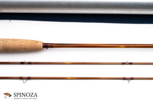 HL Leonard Hunt Bamboo Fly Rod 7' 2/2 #4 - maker's marking and inscription