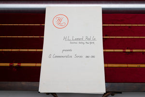 HL Leonard Centennial Commemorative Fly Rod 8'6" 3/2 #5 - ferrule detail and joints