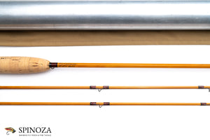 HL Leonard Duracane Bamboo Fly Rod 6'6" 2/2 #4 - maker's marking and inscription