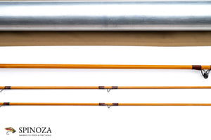 HL Leonard Duracane Bamboo Fly Rod 6'6" 2/2 #4 - rod sections with wrapping detail