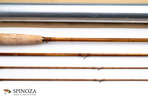 HL Leonard Hunt Special 49-5 Bamboo Fly Rod 7'6" 3/2 #5 - maker's marking and inscription