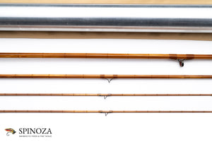 HL Leonard Hunt Special 49-5 Bamboo Fly Rod 7'6" 3/2 #5 - guide wrapping and spacing
