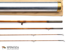 HL Leonard Hunt Special 49-5 Bamboo Fly Rod 7'6" 3/2 #5 - ferrule detail and joints