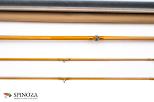 HL Leonard Model 39-5 DF Bamboo Fly Rod 7'6" 2/2 #5 - guide wrapping and spacing