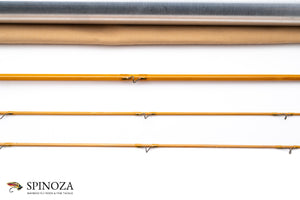 HL Leonard Model 39-5 DF Bamboo Fly Rod 7'6" 2/2 #5 - ferrule detail and joints