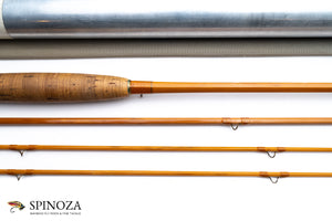 HL Leonard 49DF-5 Tournament Bamboo Fly Rod 7'6" 3/2 #5 - maker's marking and inscription