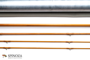 HL Leonard 49DF-5 Tournament Bamboo Fly Rod 7'6" 3/2 #5 - rod sections with wrapping detail