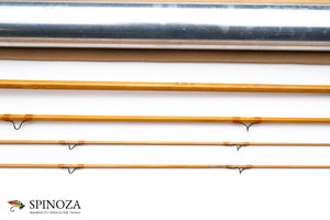 HL Leonard Model 50-5 Bamboo Fly Rod 8' 3/2 #5 - ferrule detail and joints