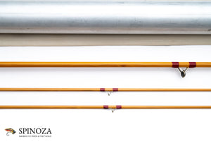HL Leonard Model 66 ACM Bamboo Fly Rod 8' 2/2 #5/6 - rod sections with wrapping detail