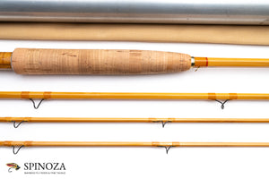 HL Leonard Salmon Series Bamboo Fly Rod 9' 3/2 #9 - maker's marking and inscription