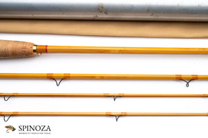 HL Leonard Salmon Series Bamboo Fly Rod 9' 3/2 #9 - rod sections with wrapping detail