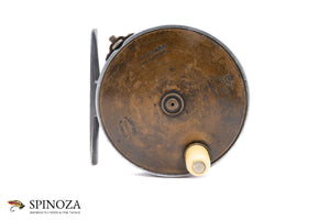 Hardy Brass Face Perfect Fly Reel 3 3/4" with Integrated Foot