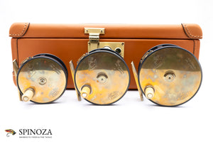 Hardy Brass Faced Perfect 1902 Reissue Reel Set