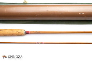 Hardy Tarantino #2 Bamboo Fly Rod 8' 2/1 #5 - maker's signature and wrapping