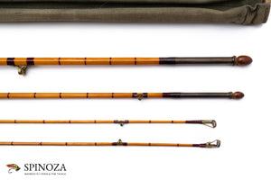 Hardy Kenya Bamboo Fly Rod 8' 3/2 #6/7 - full rod assembled