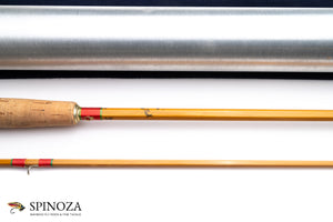 Hardy Palakona Bamboo Fly Rod 8'9" 2/1 #7 - maker's marking and inscription
