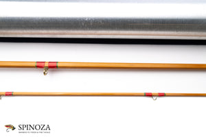 Hardy Palakona Bamboo Fly Rod 8'9" 2/1 #7 - ferrule detail and joints