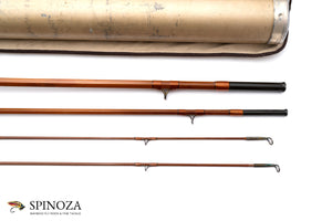 Heddon President Deluxe Bamboo Fly Rod 8'6" 3/2 #5/6 - ferrules and tip tops detail