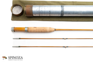 HL Leonard Baby Catskill Fly Rod 6' 2/2 #1/2 - grip and reel seat close-up