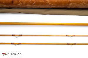 HL Leonard Model 40H Bamboo Fly Rod 8' 2/2 #6 - rod sections with wrapping detail