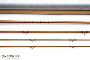 Dickerson 801510 Bamboo Fly Rod 8' 3/2 #5 - rod sections with guides and wraps